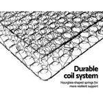 Giselle Bedding Como Euro Top Pocket Spring Mattress 32cm Thick –
