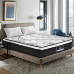 Giselle Bedding Como Euro Top Pocket Spring Mattress 32cm Thick –