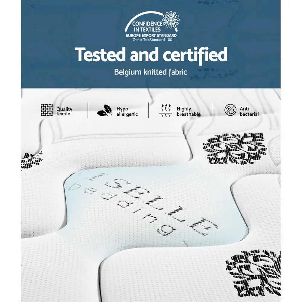 Giselle Bedding Galaxy Euro Top Cool Gel Pocket Spring Mattress 35cm