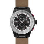 Otto Chrono Silver Black Nato