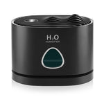 USB Rechargeable Humidifier Air Purifier with LED Light for Home