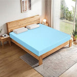 King size 3-inch Thick Gel-Infused Air Foam Mattress Topper in Light