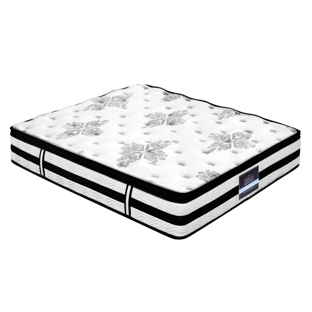 Giselle Bedding Algarve Euro Top Pocket Spring Mattress 34cm Thick –