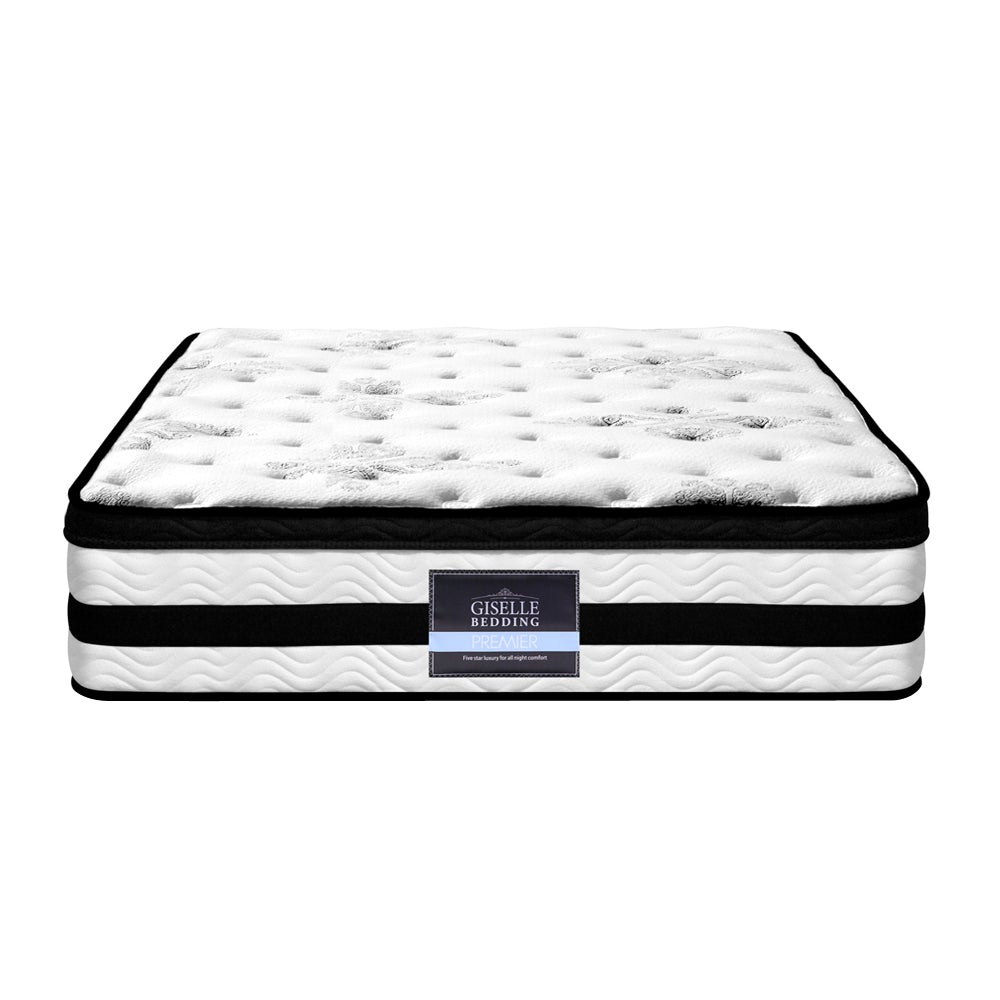 Giselle Bedding Algarve Euro Top Pocket Spring Mattress 34cm Thick –