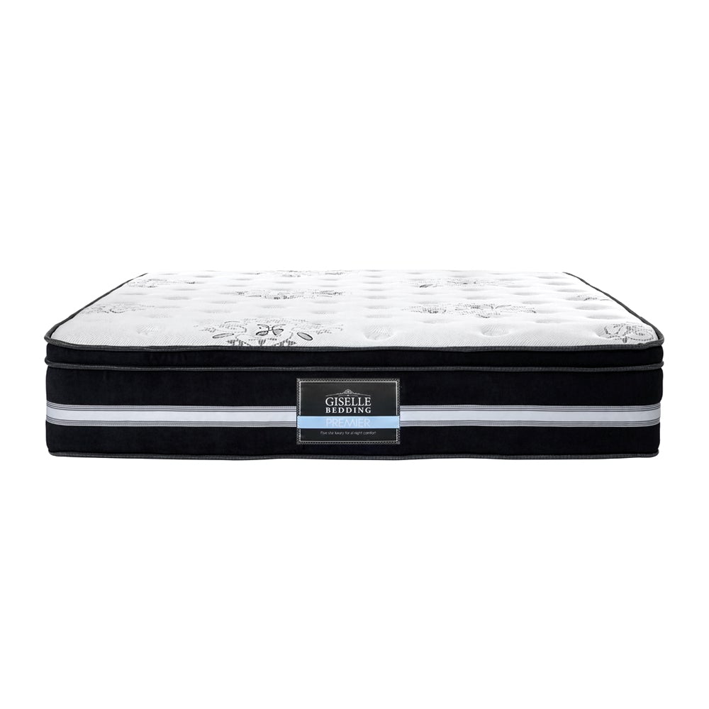 Giselle Bedding Donegal Euro Top Cool Gel Pocket Spring Mattress 34cm