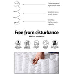 Giselle Bedding Franky Euro Top Cool Gel Pocket Spring Mattress 34cm