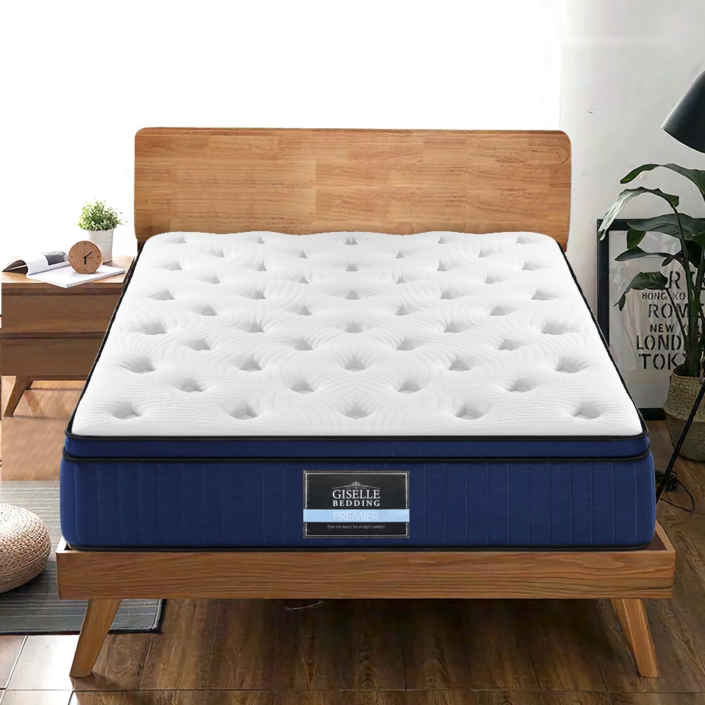 Giselle Bedding Franky Euro Top Cool Gel Pocket Spring Mattress 34cm