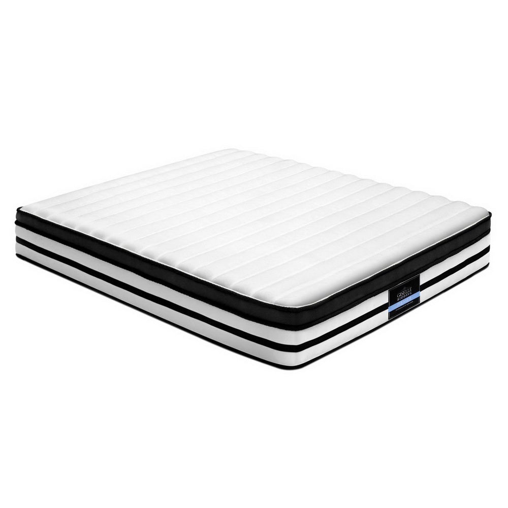 Giselle Bedding Rostock Euro Top Pocket Spring Mattress 27cm Thick –