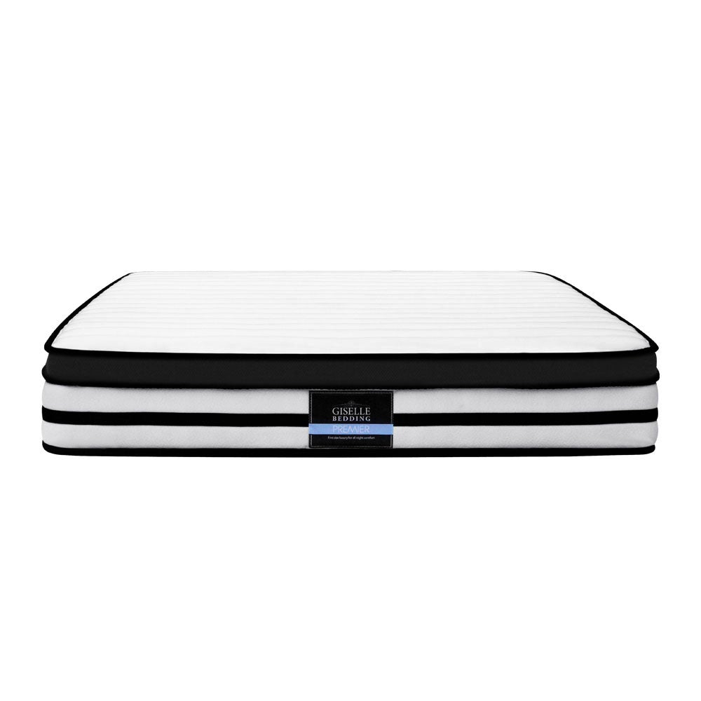 Giselle Bedding Rostock Euro Top Pocket Spring Mattress 27cm Thick –