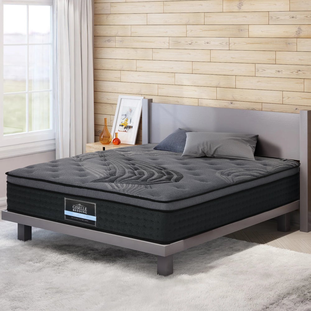 Giselle Bedding Alanya Euro Top Pocket Spring Mattress 34cm Thick –
