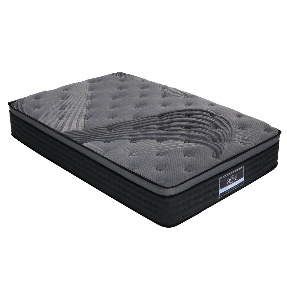 Giselle Bedding Alanya Euro Top Pocket Spring Mattress 34cm Thick –