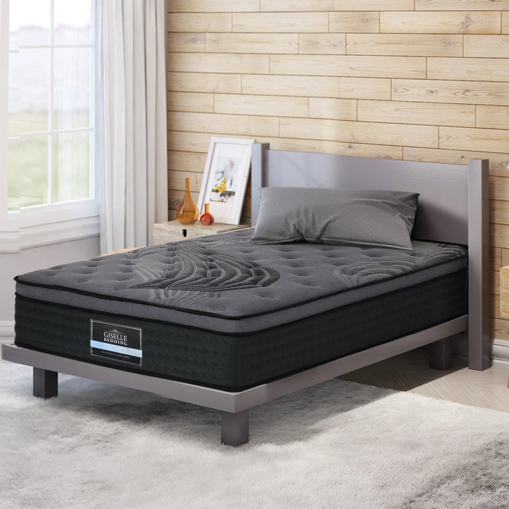 Giselle Bedding Alanya Euro Top Pocket Spring Mattress 34cm Thick –