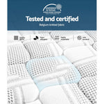 Giselle Bedding Luna Euro Top Cool Gel Pocket Spring Mattress 36cm