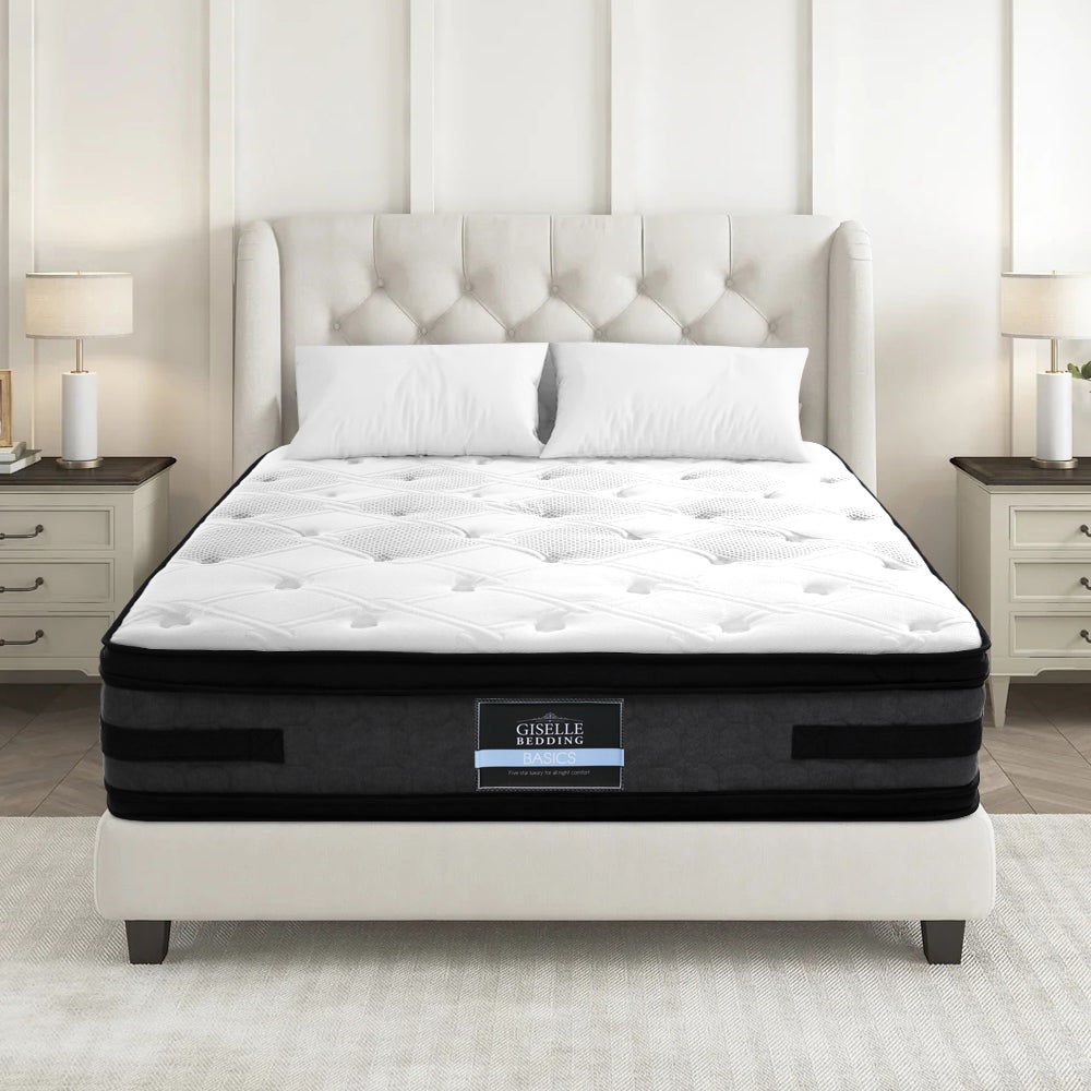 Giselle Bedding Luna Euro Top Cool Gel Pocket Spring Mattress 36cm