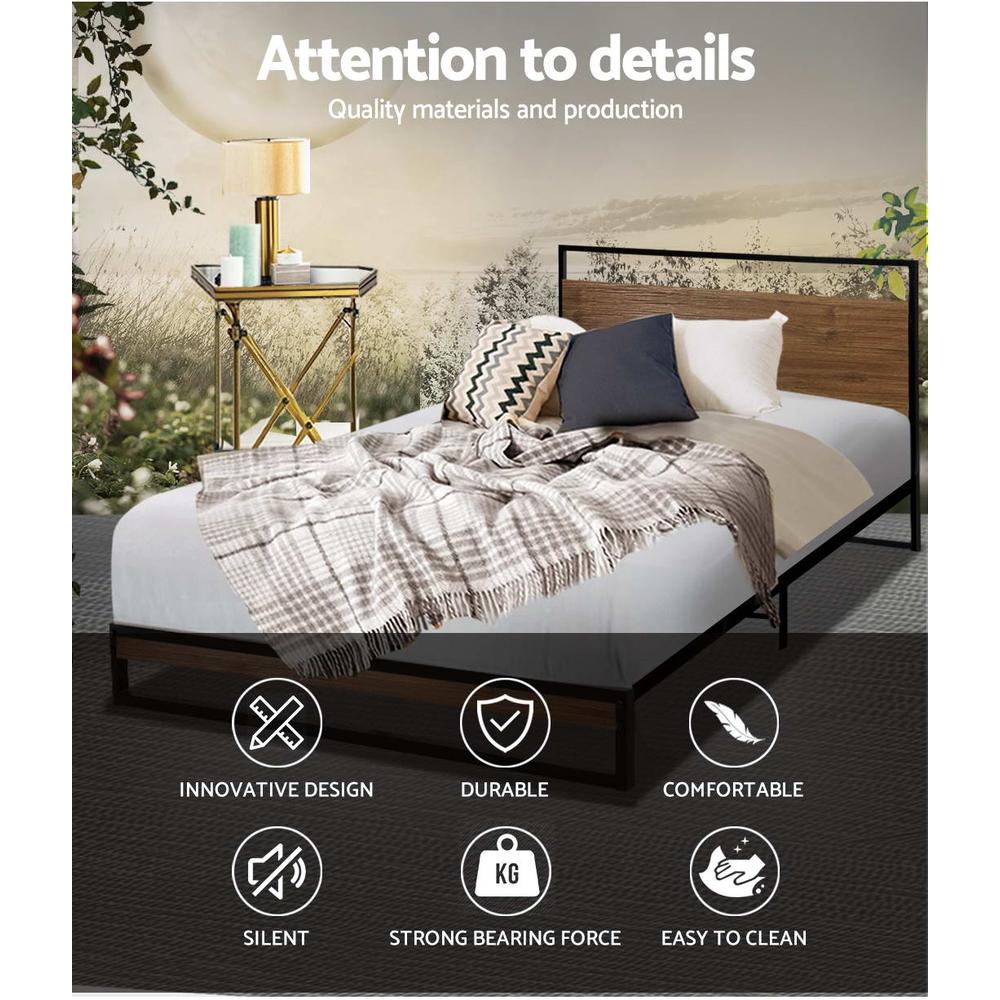 Artiss Bed Frame Single Size Metal Bed Frame DANE