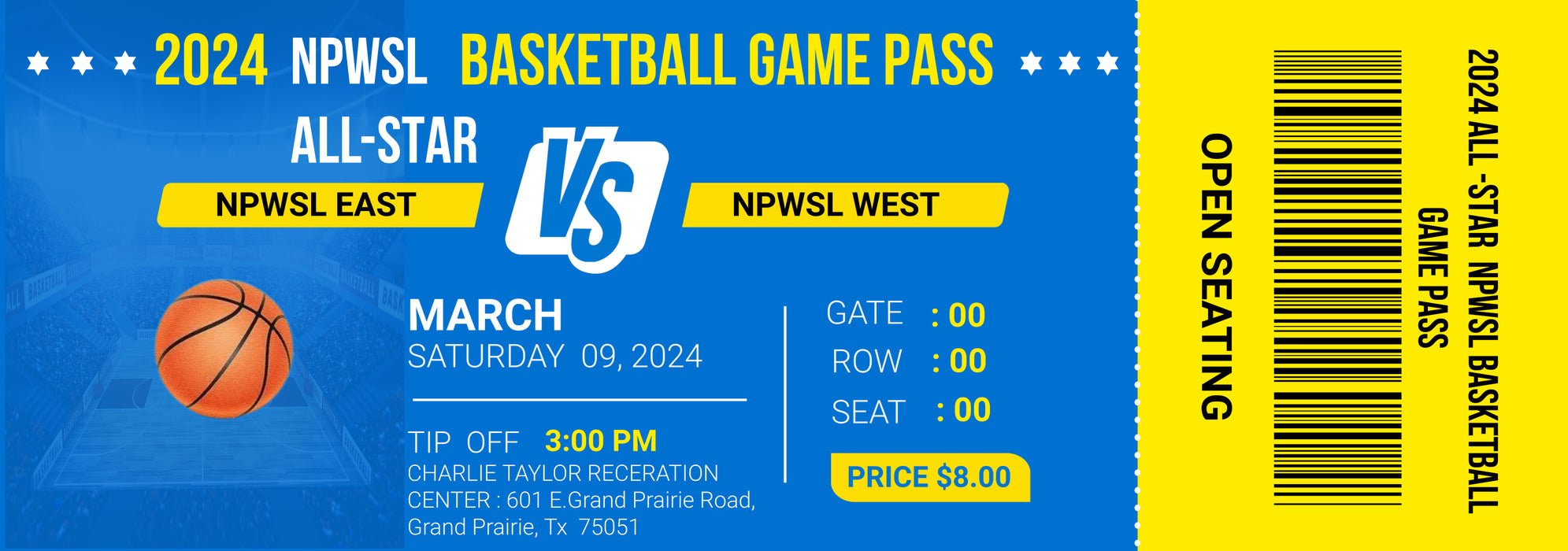 2024 NPWSL GAME PASS