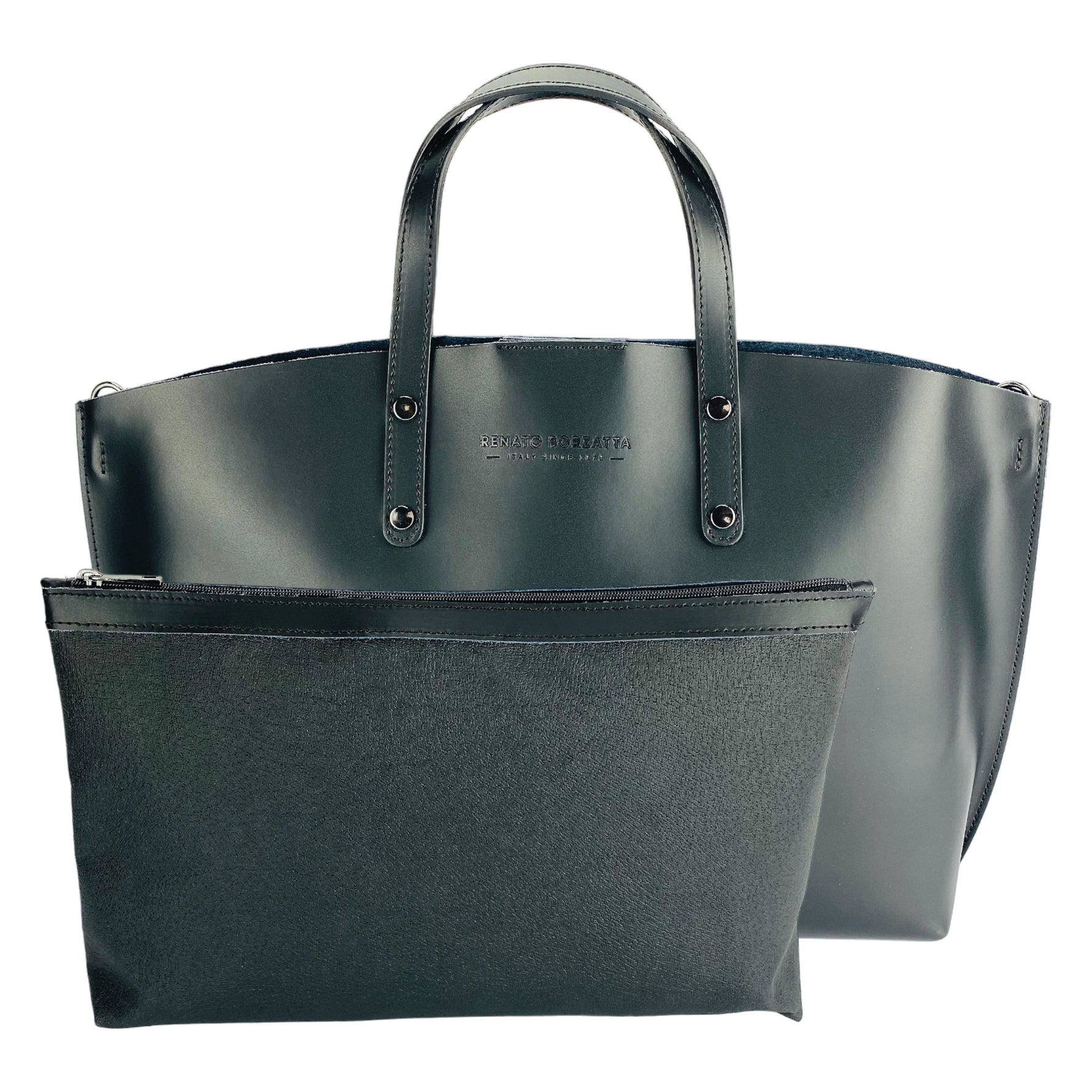 RB1024A  | Borsa Donna a Mano in Vera Pelle Made in Italy con tracolla
