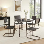 5-Piece Wood Table & 4 Chairs,Modern Dining Table Furniture Set For Home, Kitchen, Dining Room,Dining Table And Chair
