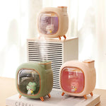 500ML Humidifier Mini USB Double Spray Air Humidifier Home Bedroom
