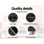 Artiss Sofa Bed 175CM Dark Grey Fabric