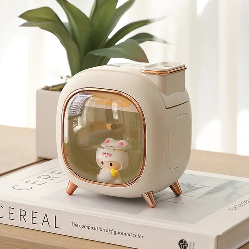 500ML Humidifier Mini USB Double Spray Air Humidifier Home Bedroom