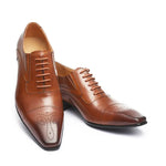 2022 New Men Dress Handmade Shoes PU Leather Male Oxford Italian