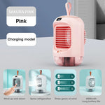 Portable Electric Fan Desktop Fan With Air Humidifier Air Conditioner
