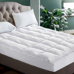 Giselle Queen Mattress Topper Pillowtop 1000GSM Microfibre Filling