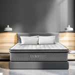Luxopedic Pocket Spring Mattress 5 Zone 32CM Euro Top Memory Foam