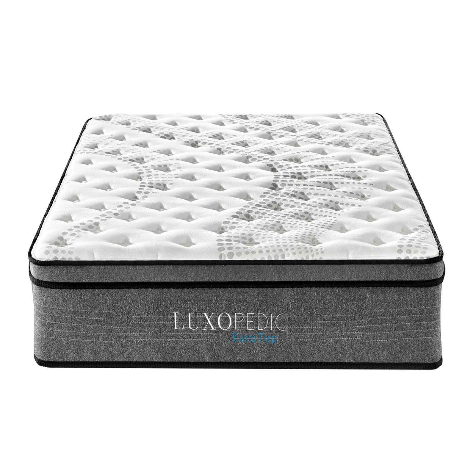 Luxopedic Pocket Spring Mattress 5 Zone 32CM Euro Top Memory Foam