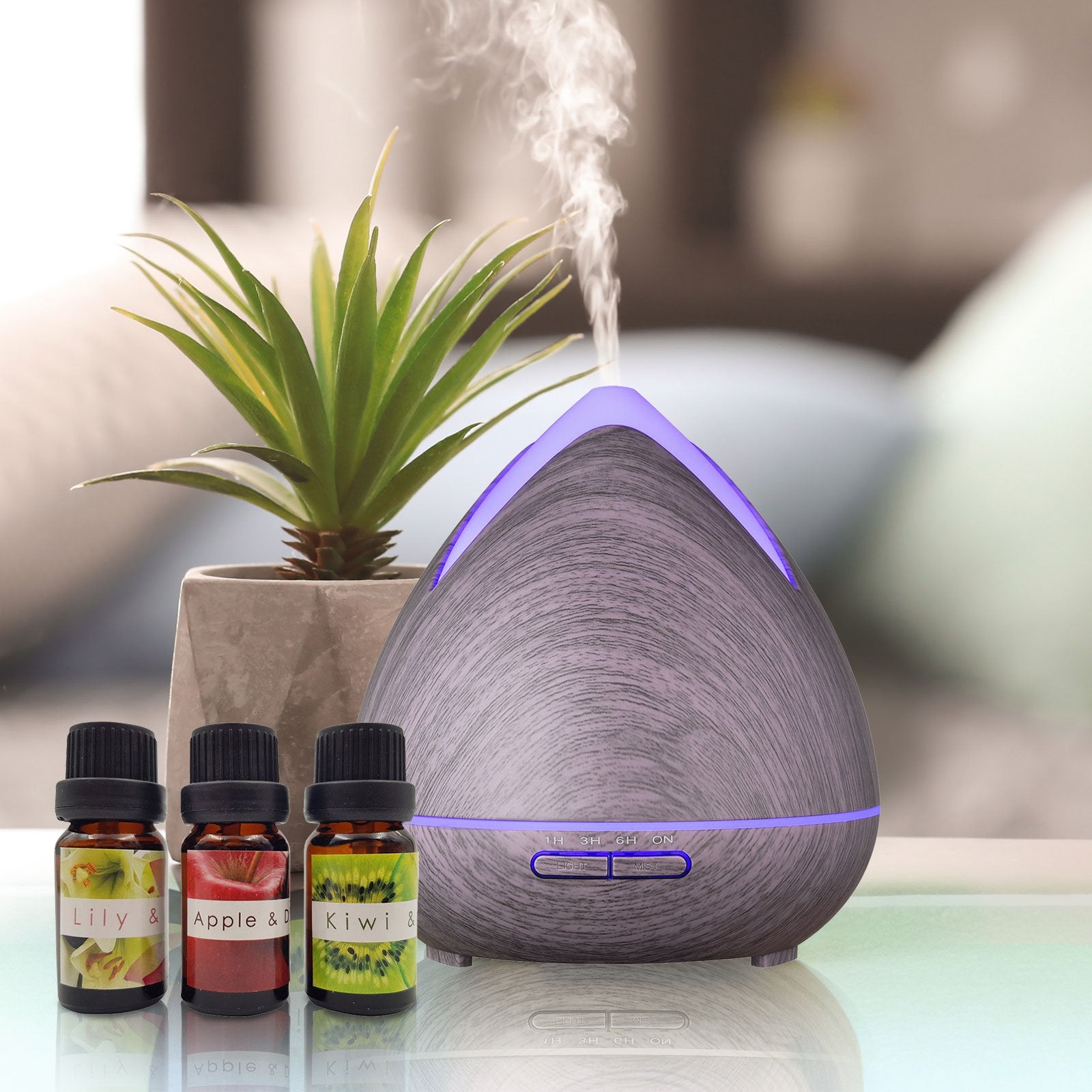 Essential Oils Ultrasonic Aromatherapy Diffuser Air Humidifier Purify