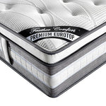 Mattress Euro Top King Single Size Pocket Spring Coil with Knitted