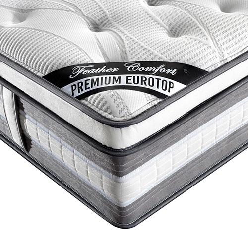 Mattress Euro Top King Single Size Pocket Spring Coil with Knitted