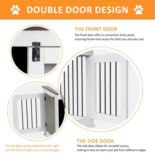 Graffiti Dog Cage, Kennel With 2 Doors