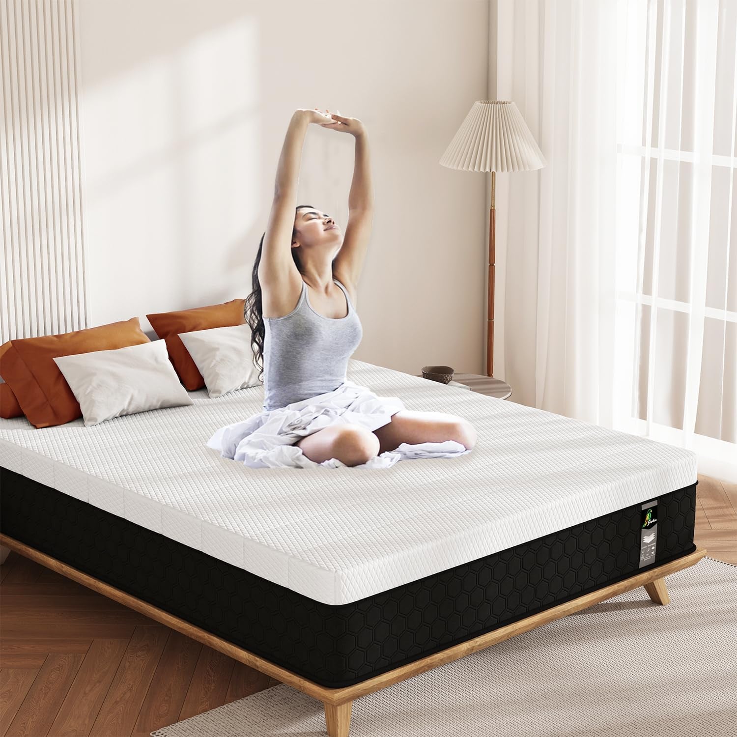 Comfortable 10 Inch Full Hybrid Mattress for Restful Sleep
