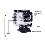 All PRO Action Sports Camera With 1080P HD And WiFi 18 PCS Of