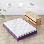 LuneluX_Sleep – 12-Inch Hybrid Mattress with Pocket Springs | Medium
