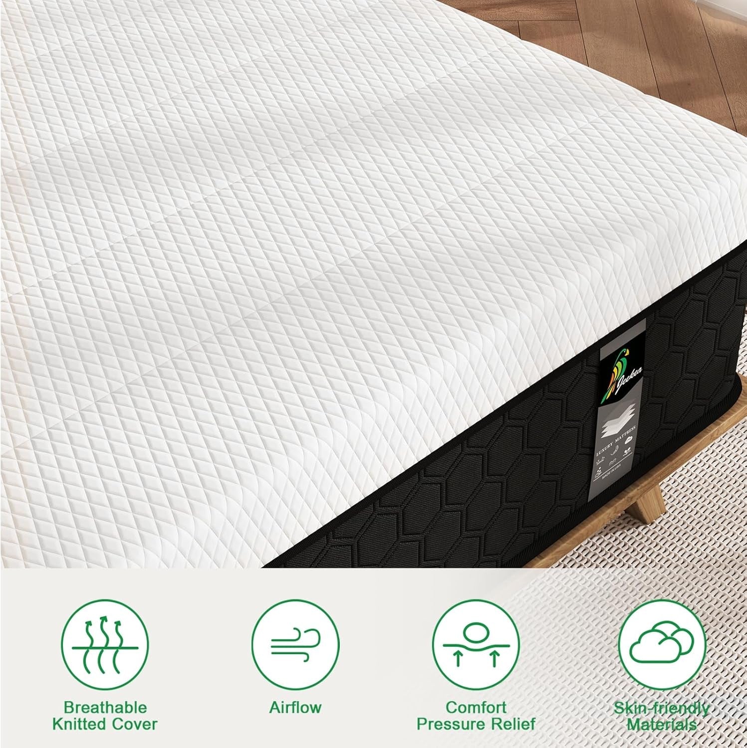 Comfortable 10 Inch Full Hybrid Mattress for Restful Sleep
