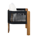 Luxury 5-Piece Outdoor Patio Dining Set for 4, Solid Acacia Wood