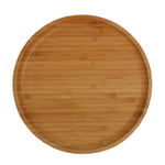 Bamboo Round Plate 10" inch |For pizza / Barbecue / Steak