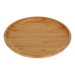 Bamboo Round Plate 9" inch |For Appetizers / Barbecue / Steak
