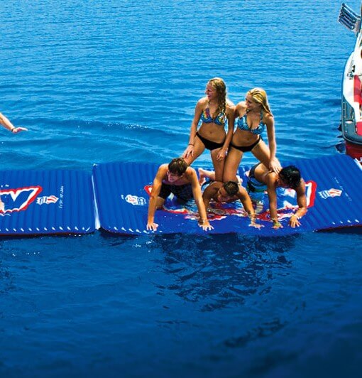 WOW Watersports Floating Water Walkway For The Pool Or Lake Blue