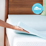Cooling Gel Memory Foam Mattress Topper Queen Size