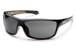 Suncloud Conductor Polarized Sunglasses Black Backpaint Frame Gray Lens