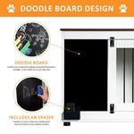 Graffiti Dog Cage, Kennel With 2 Doors