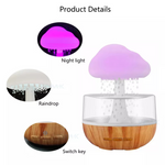 USB Colorful Mushroom Humidifier Rain Cloud Humidifier