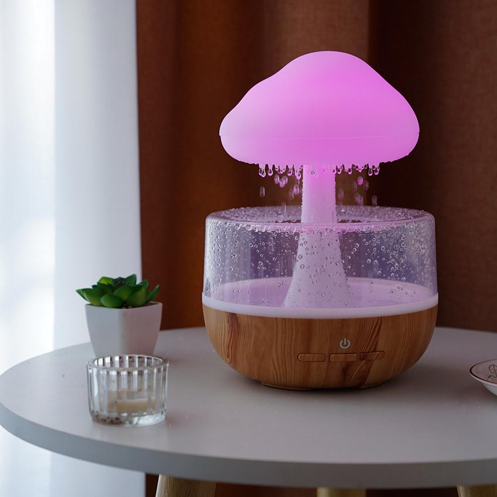 USB Colorful Mushroom Humidifier Rain Cloud Humidifier