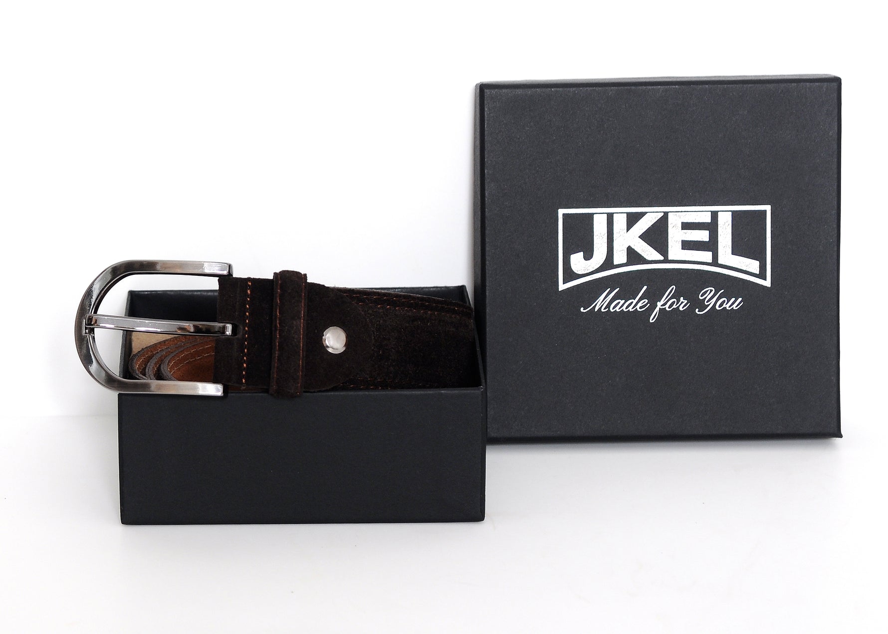 Sagrada Dark Brown Suede Belt