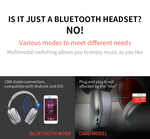 2021 New Wireless Headset HIFI Stereo Bluetooth Headphones