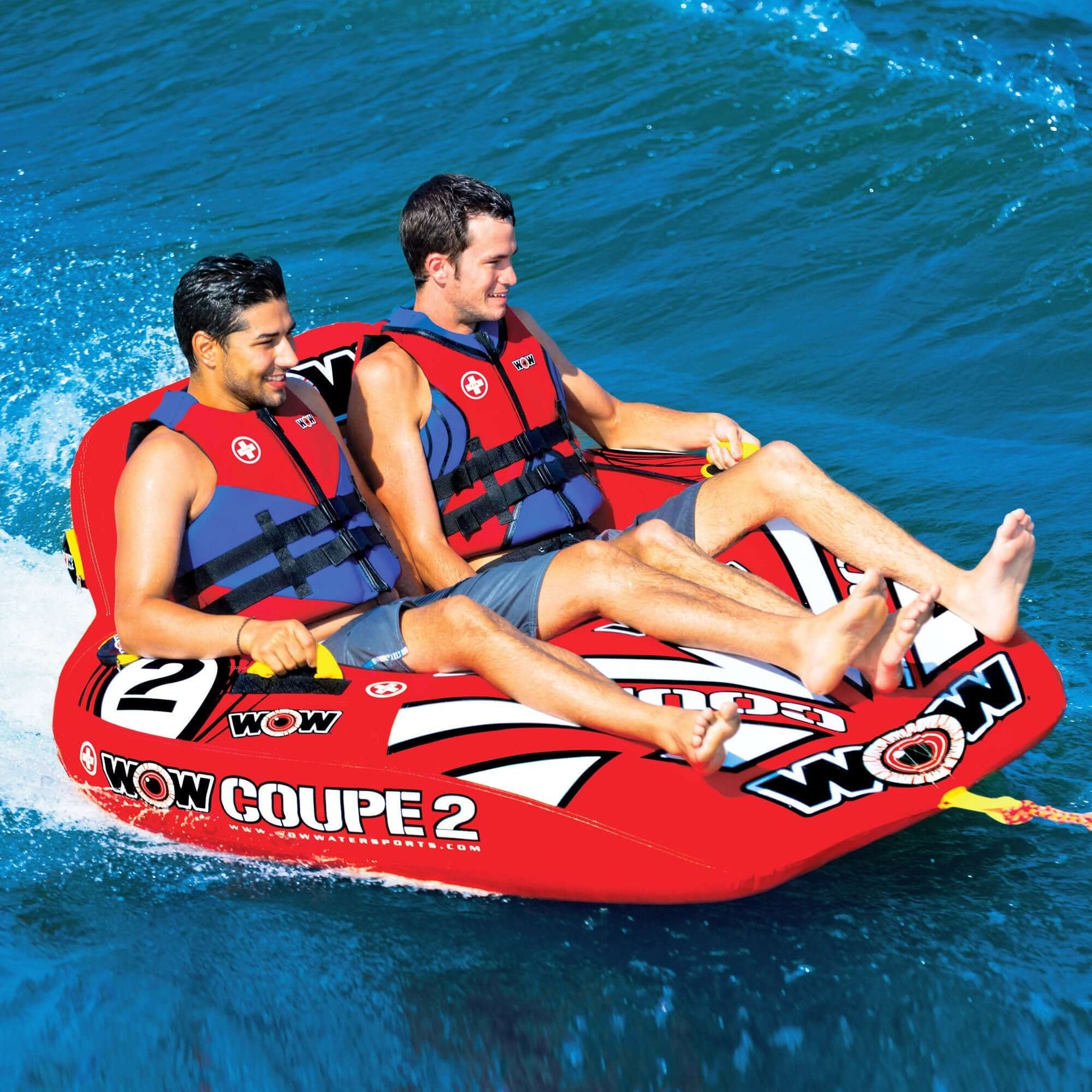 WOW Watersports 2 Person Coupe Cockpit Towable Water Tube